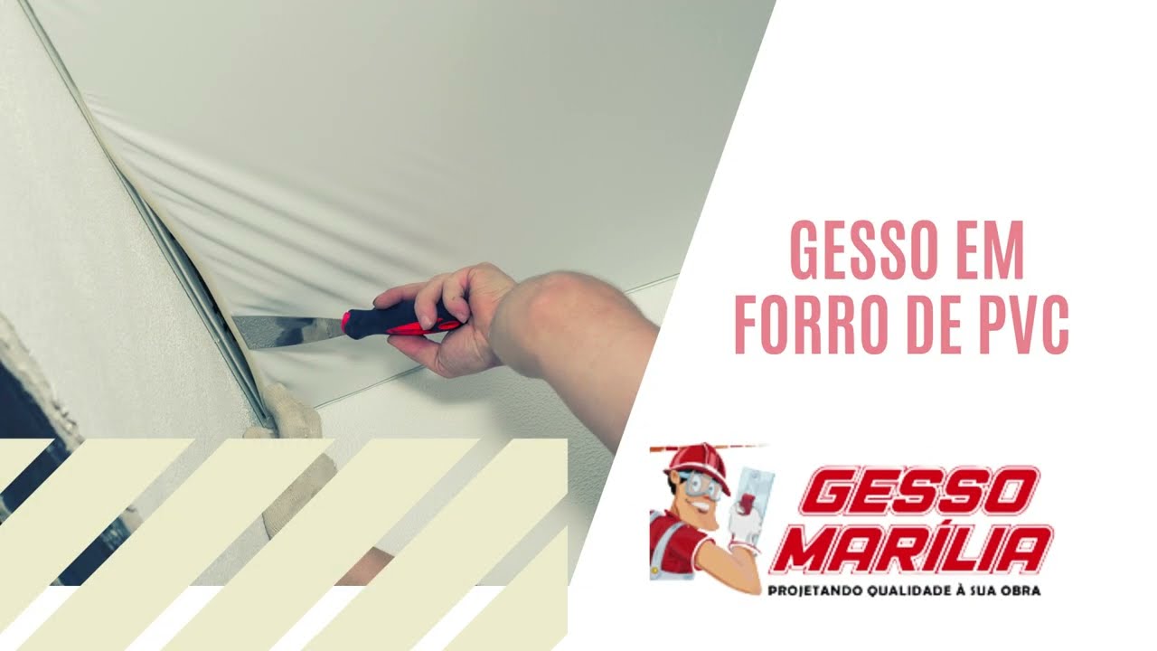 &Eacute; poss&iacute;vel colocar Gesso em Forro de PVC? Veja como fazer!