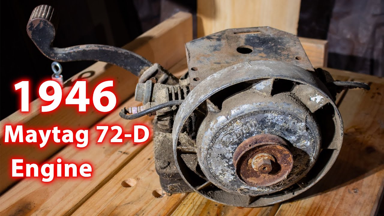 Reviving a 1946 Maytag Washing Machine Engine Part 1 | Teardown |