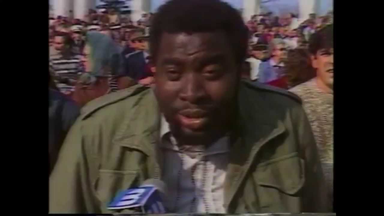 John Randt Eyewitness News 3 - Vietnam Veterans Memorial - 1982