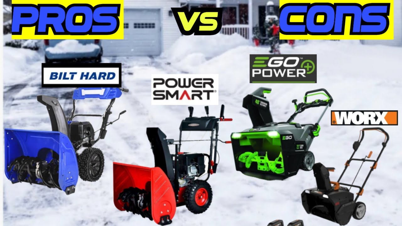 Best Snow Blowers on Amazon: Gas vs Battery. Watch This Video Before Buying!