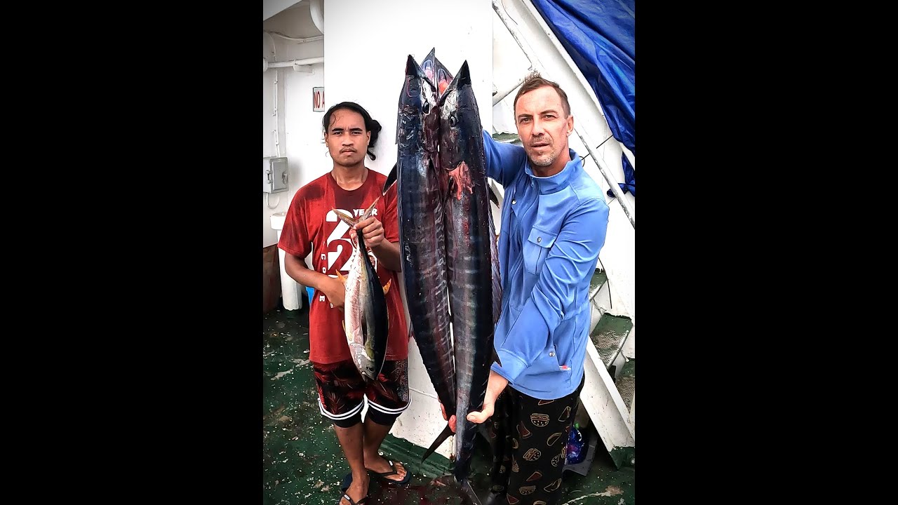Twin Wahoo off Kapingamarangi Atoll, Southern Island Adventure Series, Adventure Boys @islandthrive