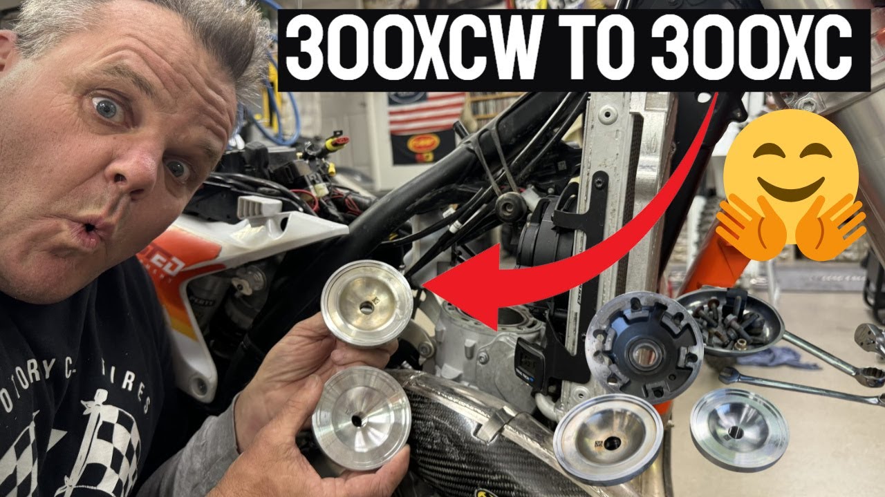 Turning your KTM 300 XC-W into an XC!