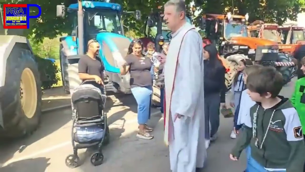 Benedizione dei trattori a Pellegrino Parmense
