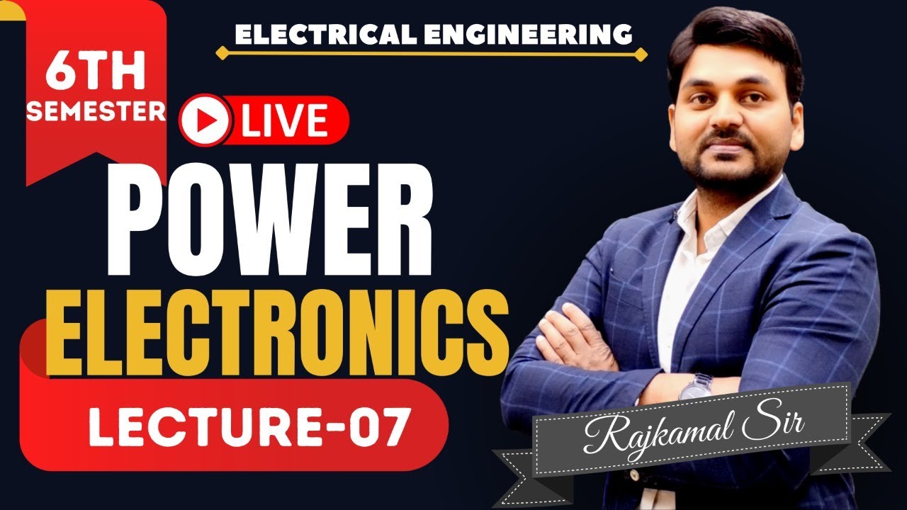 #PE-7 I Power Electronics I SCR-2 I 6th Semester I Engineers Group I Reverse Blocking Mode IRAJ SIR