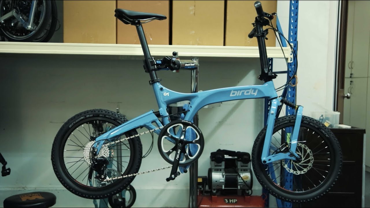 Unboxing and Building of a Birdy Bike (Coloured Version)