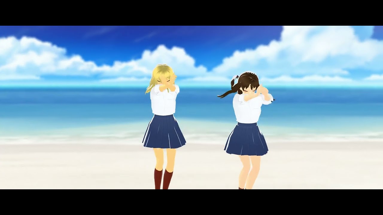 比嘉夏菜 & 喜屋武飛夏　「hand in hand」 　ＭＭＤ　   ver. 1.1