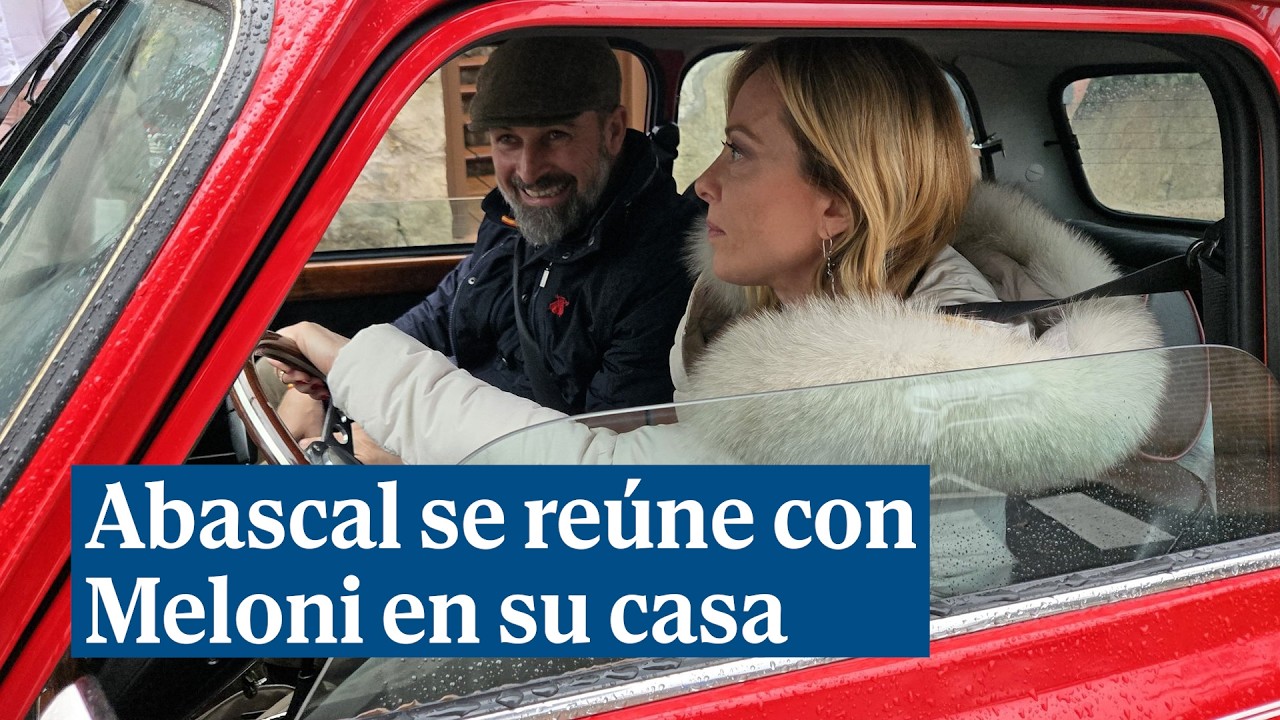 Abascal recibe en su casa a Meloni para acallar los rumores de una ruptura