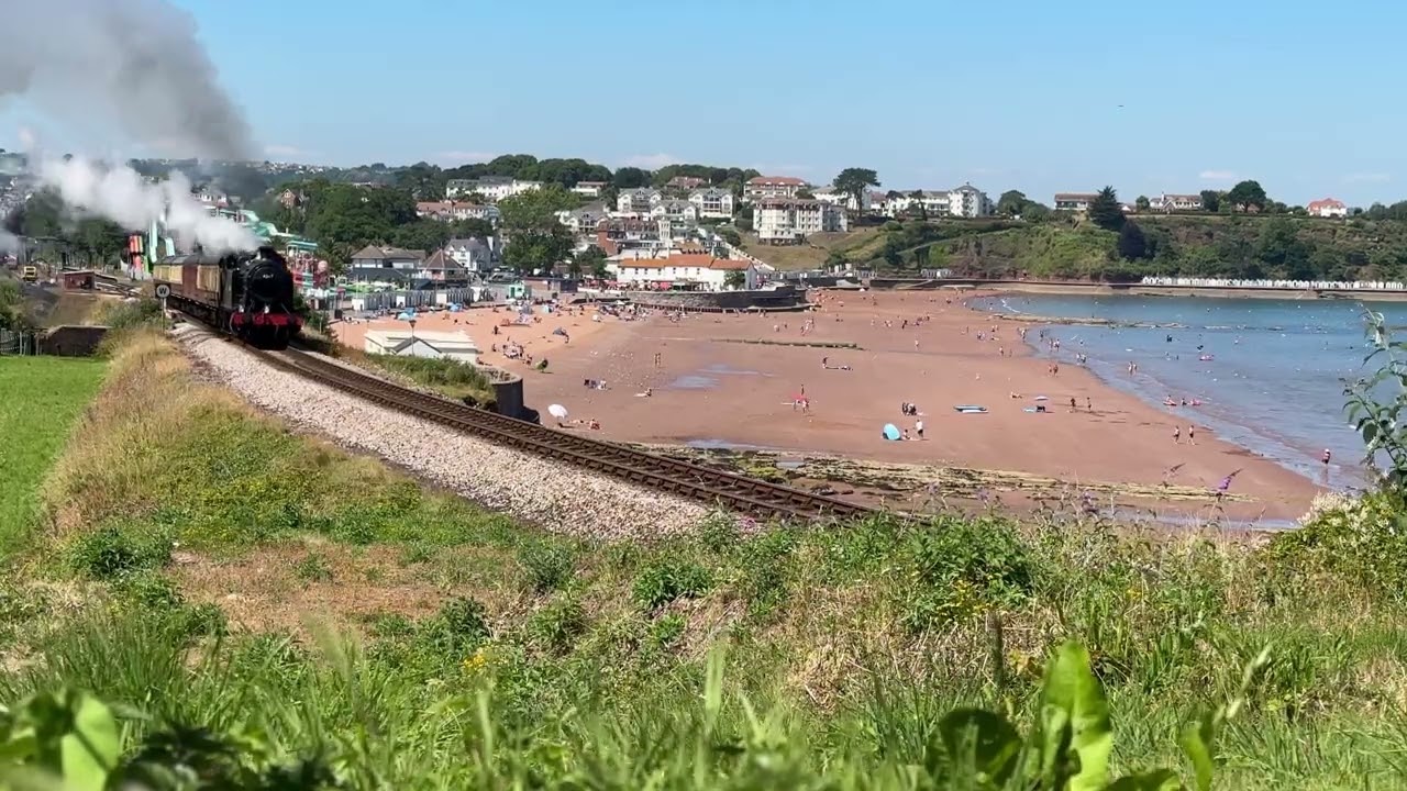 4247 out on test on the Dartmouth Steam Railway