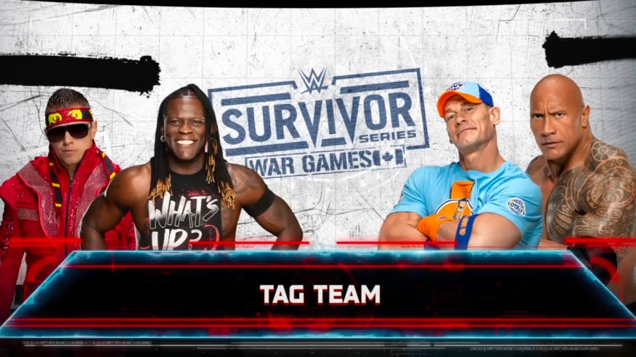 WWE 2K25 - John Cena & The Rock vs The Miz & R-Truth | Survivor Series (€) 4K60