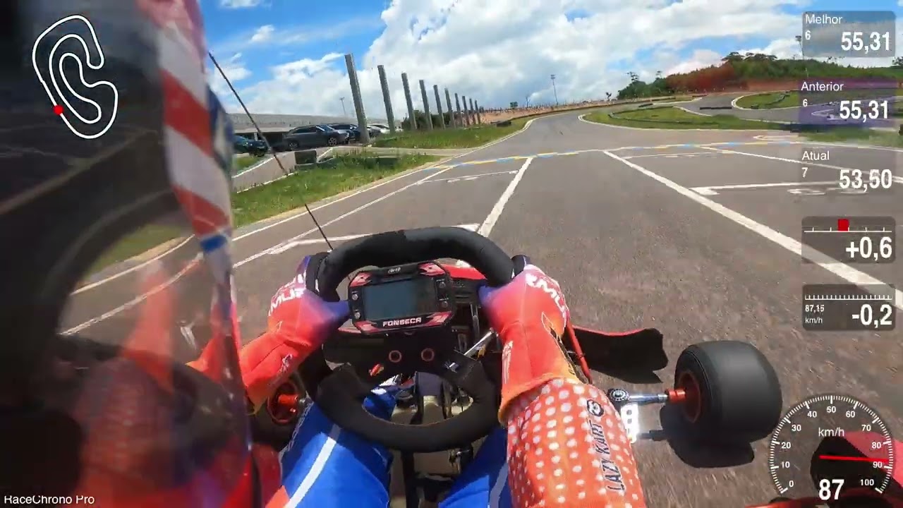 V11 Arena Kart Aruja - 1º vez em um F4 - Piloto Marcus Fonseca