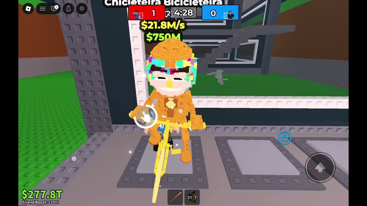 I dueld my cousin to a 1V1 in steal a brainrot