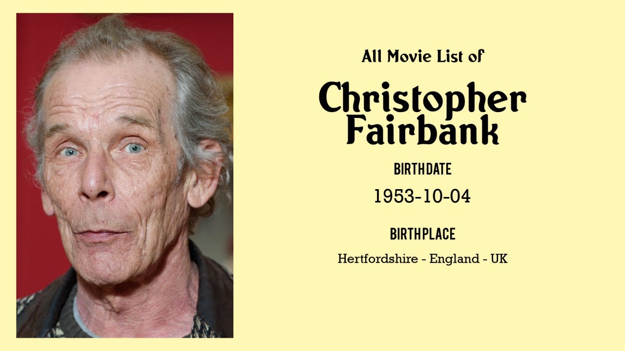 Christopher Fairbank Movies list Christopher Fairbank| Filmography of Christopher Fairbank