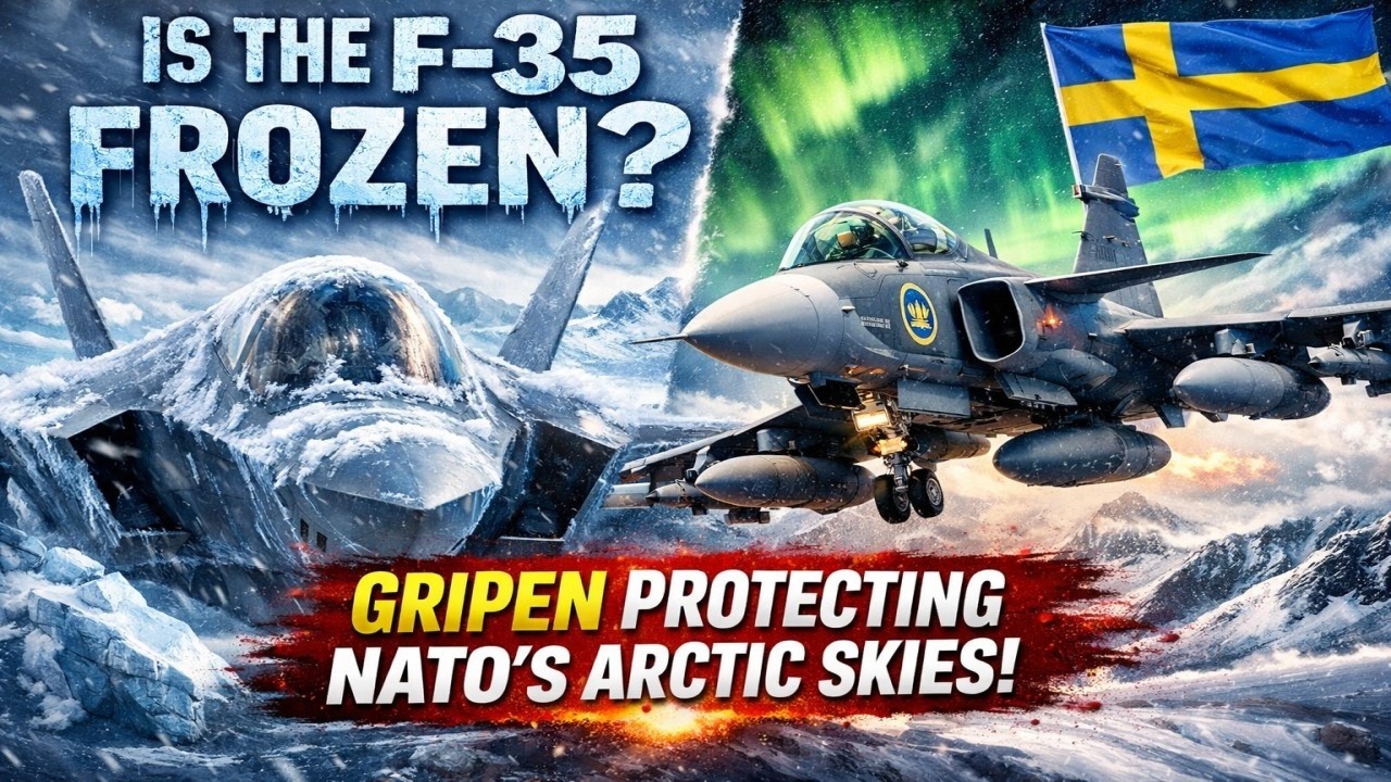 Заморожен ли F-35? Как шведский Gripen защищает арктическое небо НАТО!