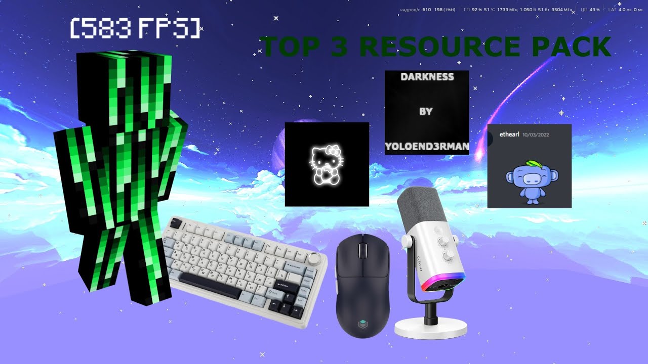 Top 3 resource pack for 1.8.9 PvP