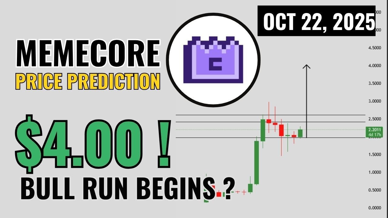 MemeCore ( M ) Breakout Incoming?  M coin price prediction and News Oct 22, 2025