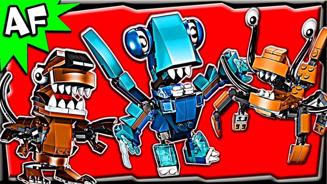 Lego Mixels MAX Series 2: Frosticons, Fang Gang & Flexers Stop Motion Set Review