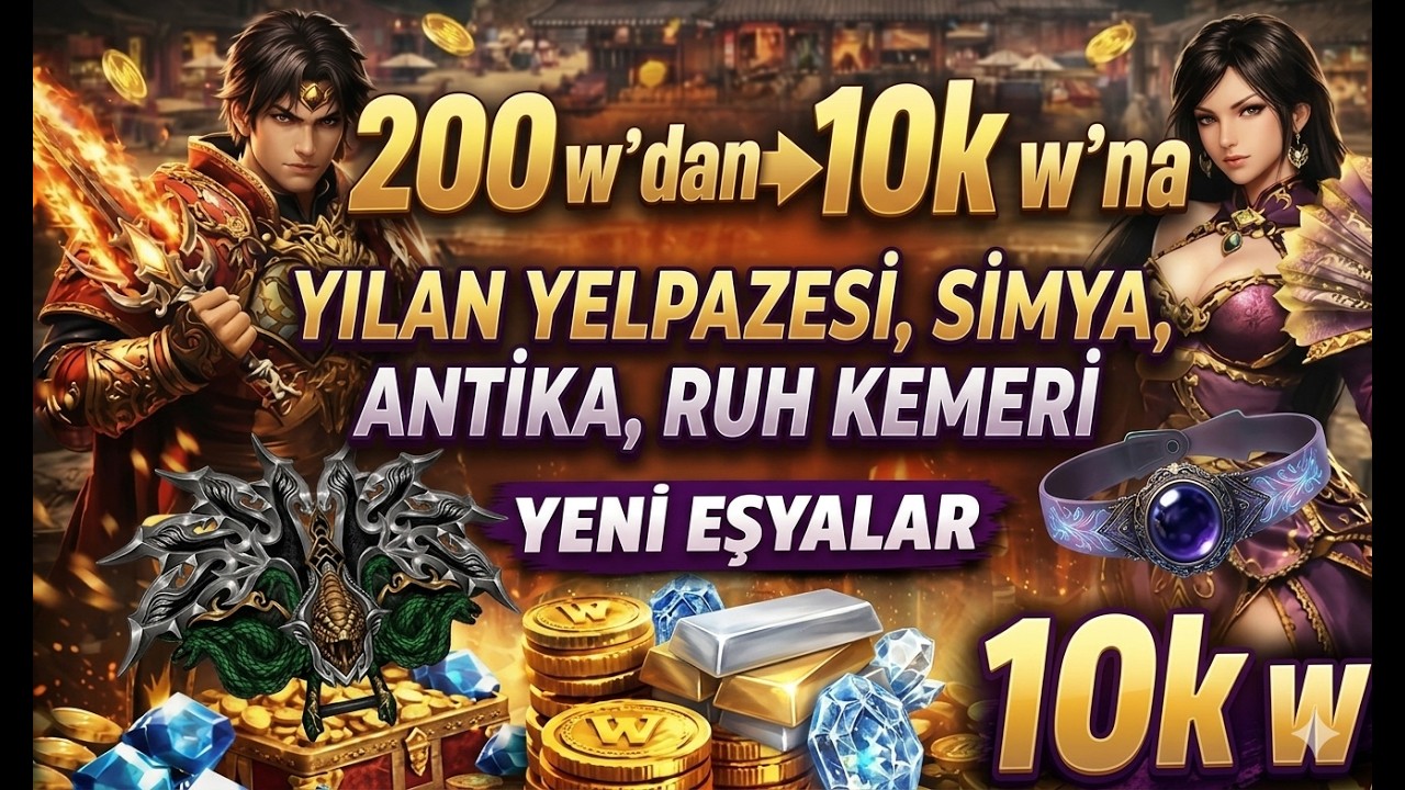 TİCARET İLE 200W'NU 10K WON YAPMAK TİCARET SERİSİ (1.B&Ouml;L&Uuml;M)