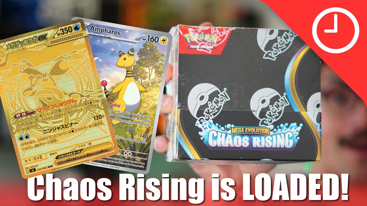 Распаковка бустер-бокса Chaos Rising была просто невероятной&hellip; 15 редких карт в 36 пачках!