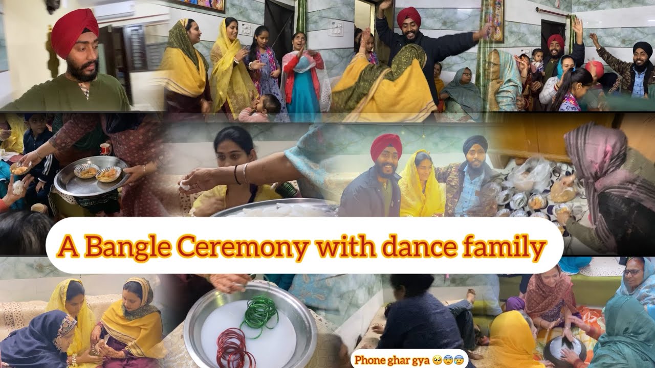 A Bangle Ceremony with family dance😍❤️vlog