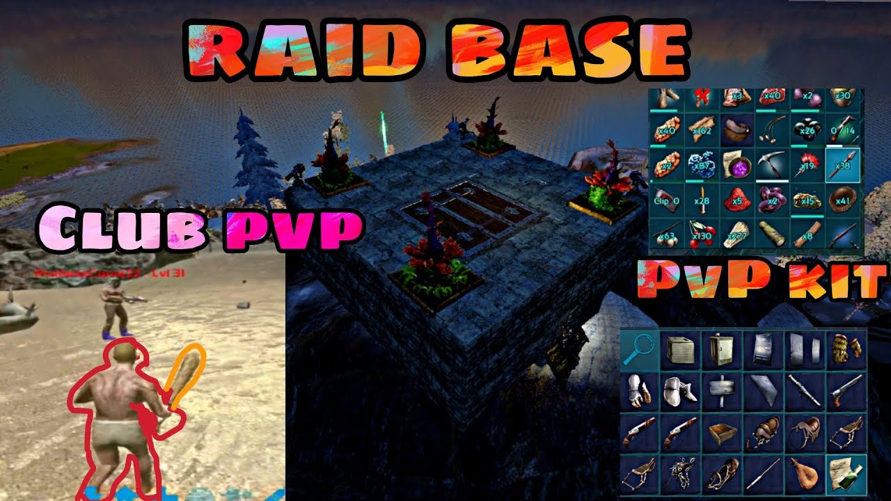[ ARK MOBILE ] PVP WIPE BASE AND CLUB PVP OP PVP KITS