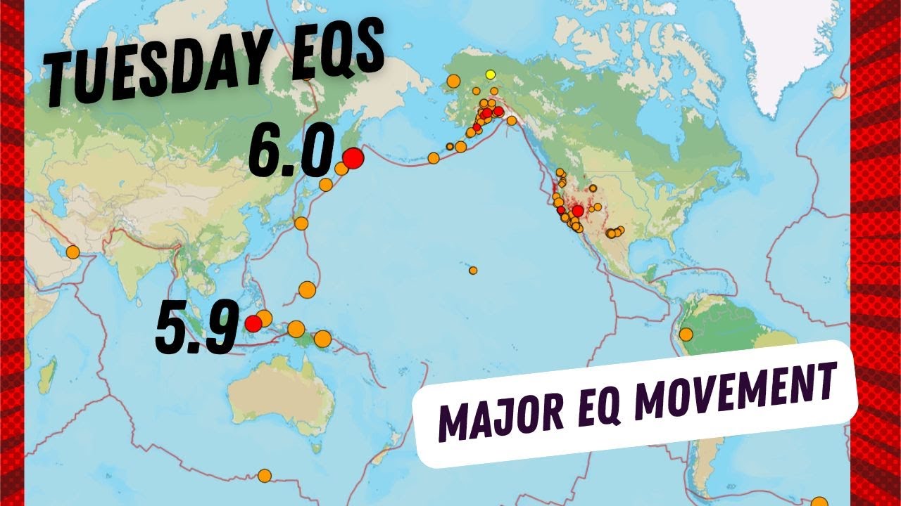 6.0 Earthquake Kamchatka 5.9 EQ Indonesia Region.. Two X Flares on the Sun today.