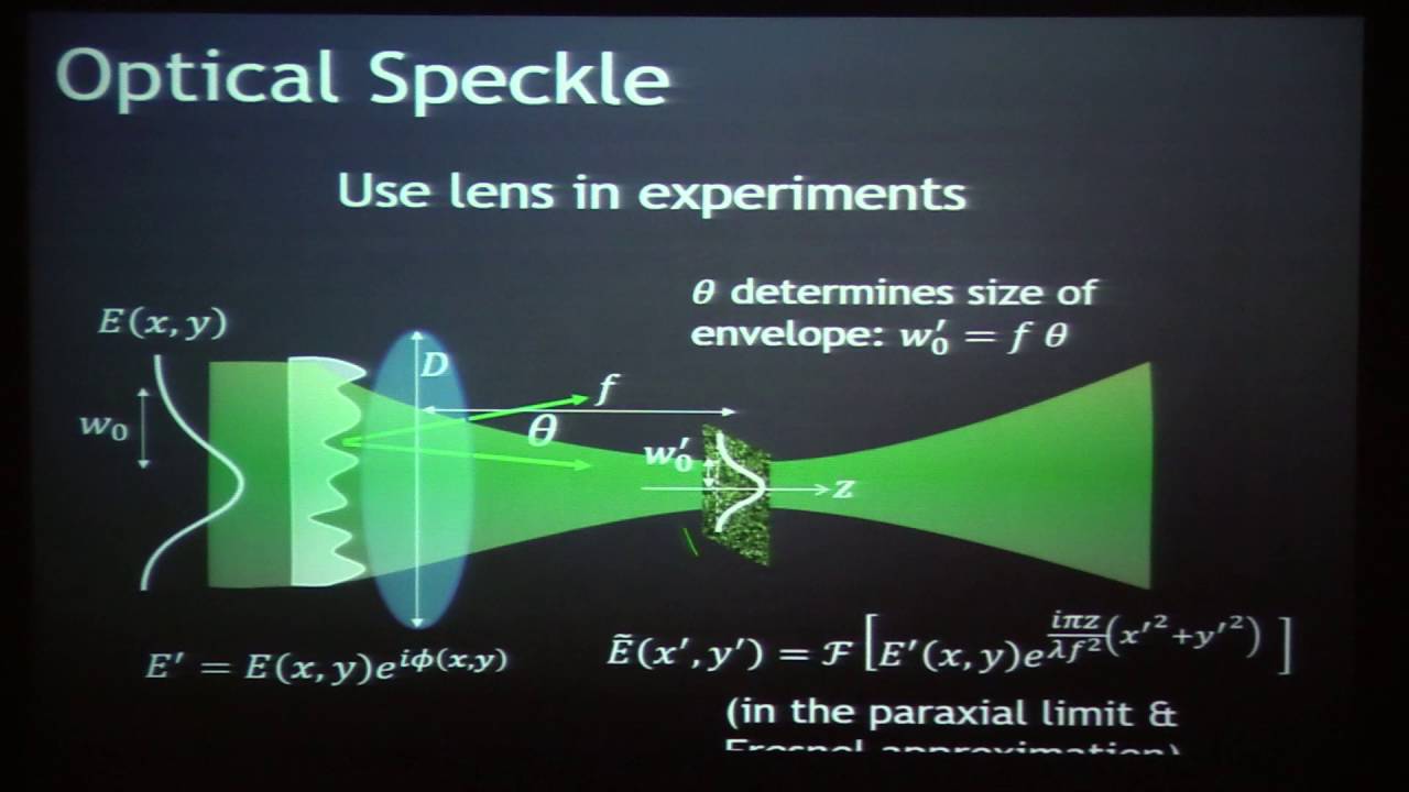 Prof. Brian L. DeMarco, "disordered ultracold atoms", Lecture 2(01) of 3