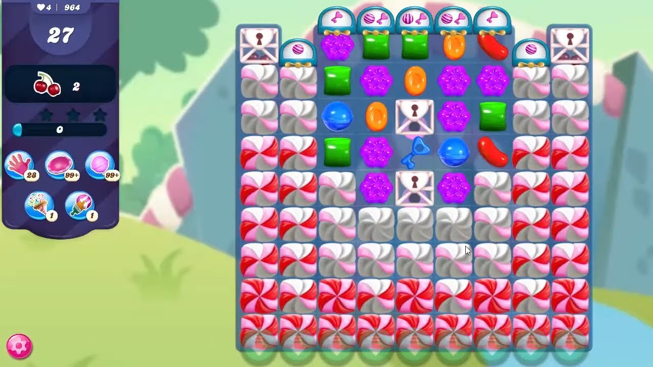 Candy Crush Saga LEVEL 964 NO BOOSTERS (new version)🔄✅