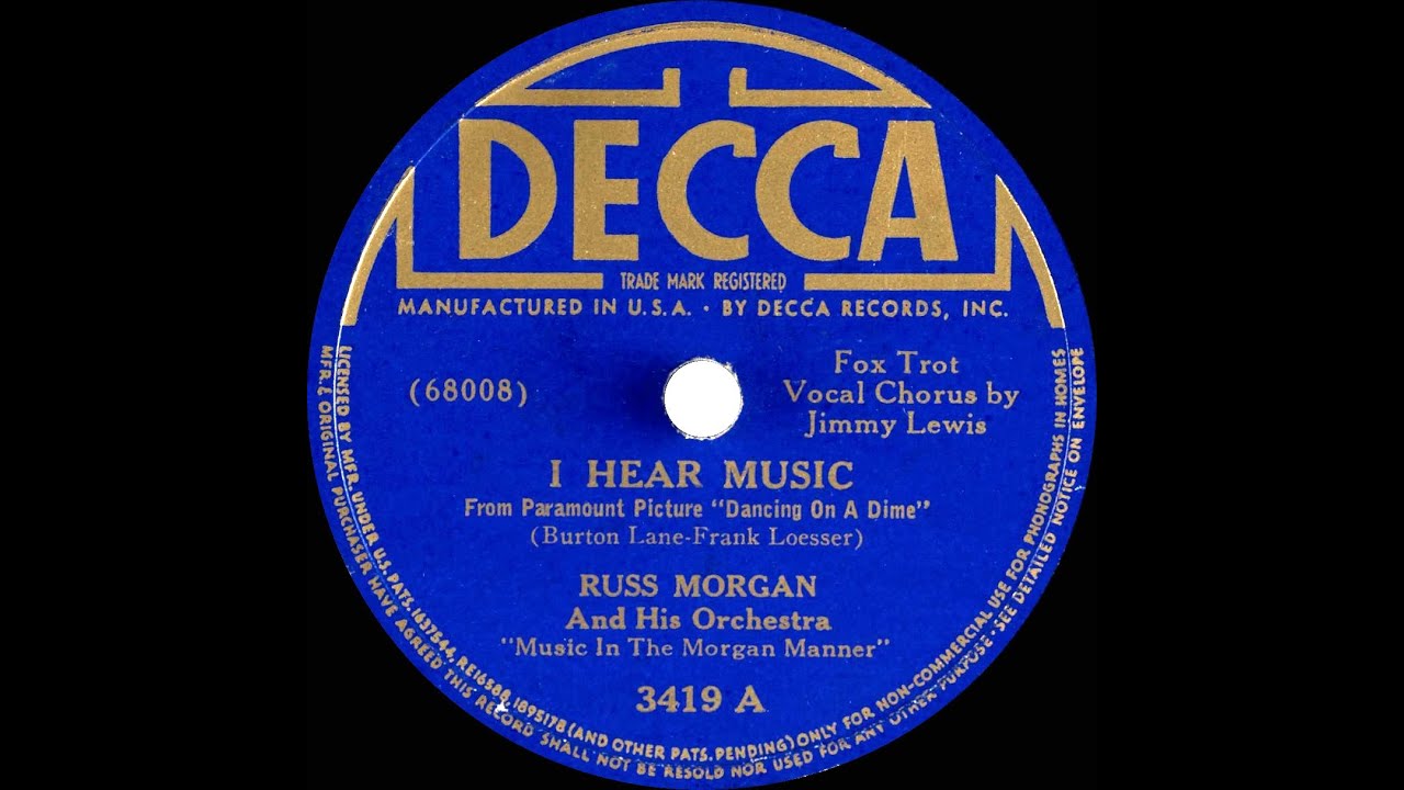 1940 Russ Morgan - I Hear Music (Jimmy Lewis, vocal)