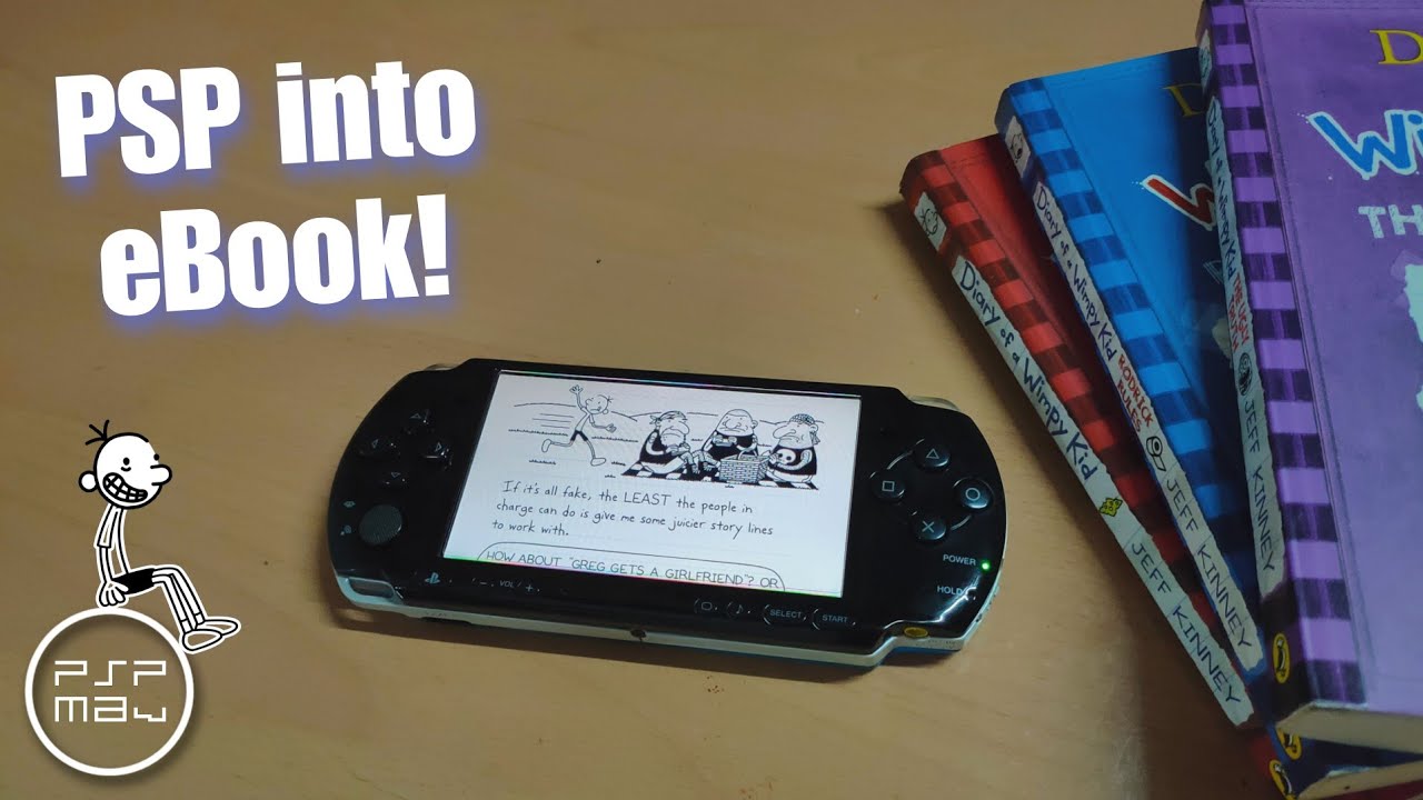 Use your PSP as an E-book reader ! Bookr PSP