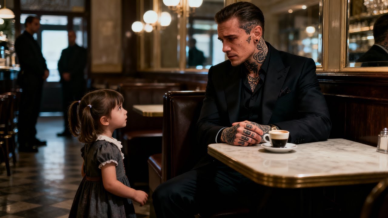 En el silencio del café, el jefe de la mafia escucha una voz infantil: “¿Usted parece triste?”