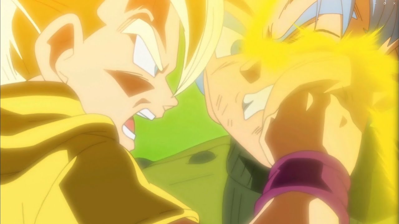Kid Trunks & Mai Voice Over | Future Trunks VO | Dub - Kid Trunks motivates Future Trunks | DBS