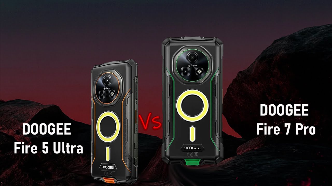 DOOGEE Fire 7 Pro vs Fire 5 Ultra: The Ultimate Rugged Phone COMPARISON! (Specs, Camera, 5G)