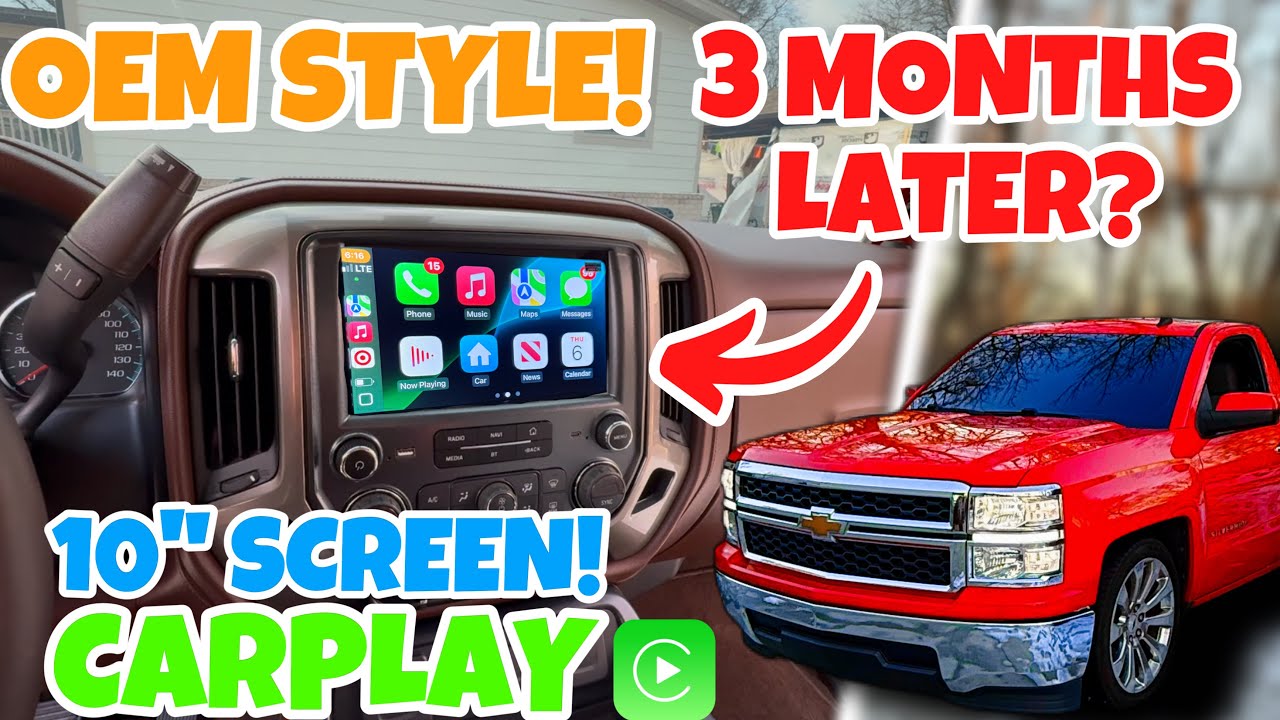 UPDATE on the CHEAPEST Apple CarPlay Radio?! (Sierra & Silverado 2014 2018)