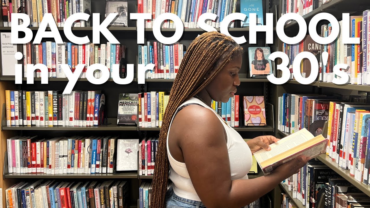 GOING BACK TO SCHOOL IN MY EARLY 30's | imposter syndrome, realistic tips, college as an adult
