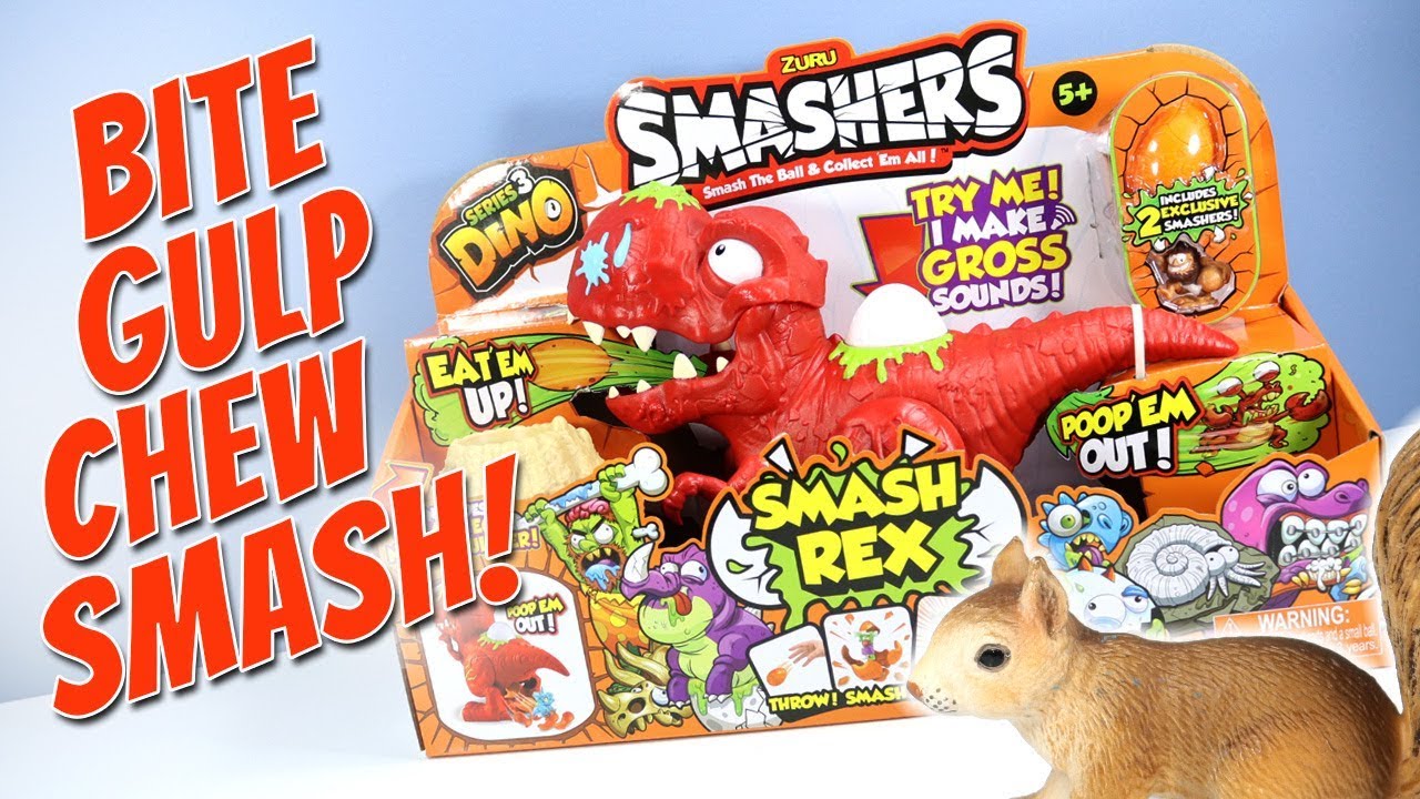 Smashers Series 3 Dino Smash Rex Playset and Multi Pack Surprises! Zuru