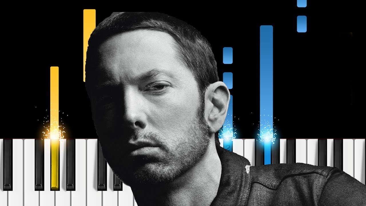 Eminem - Walk On Water (ft. Beyoncé) - EASY Piano Tutorial