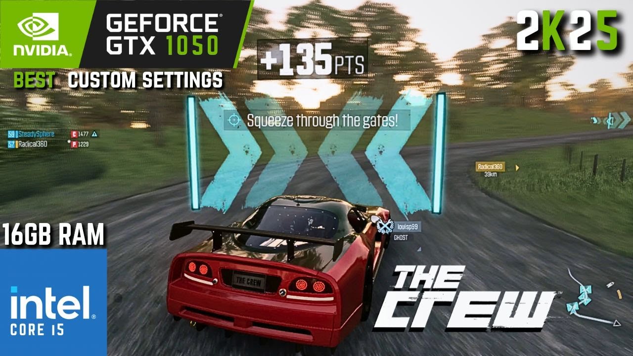 The Crew | GTX 1050 2GB with Core i5 3470 & 16GB Ram
