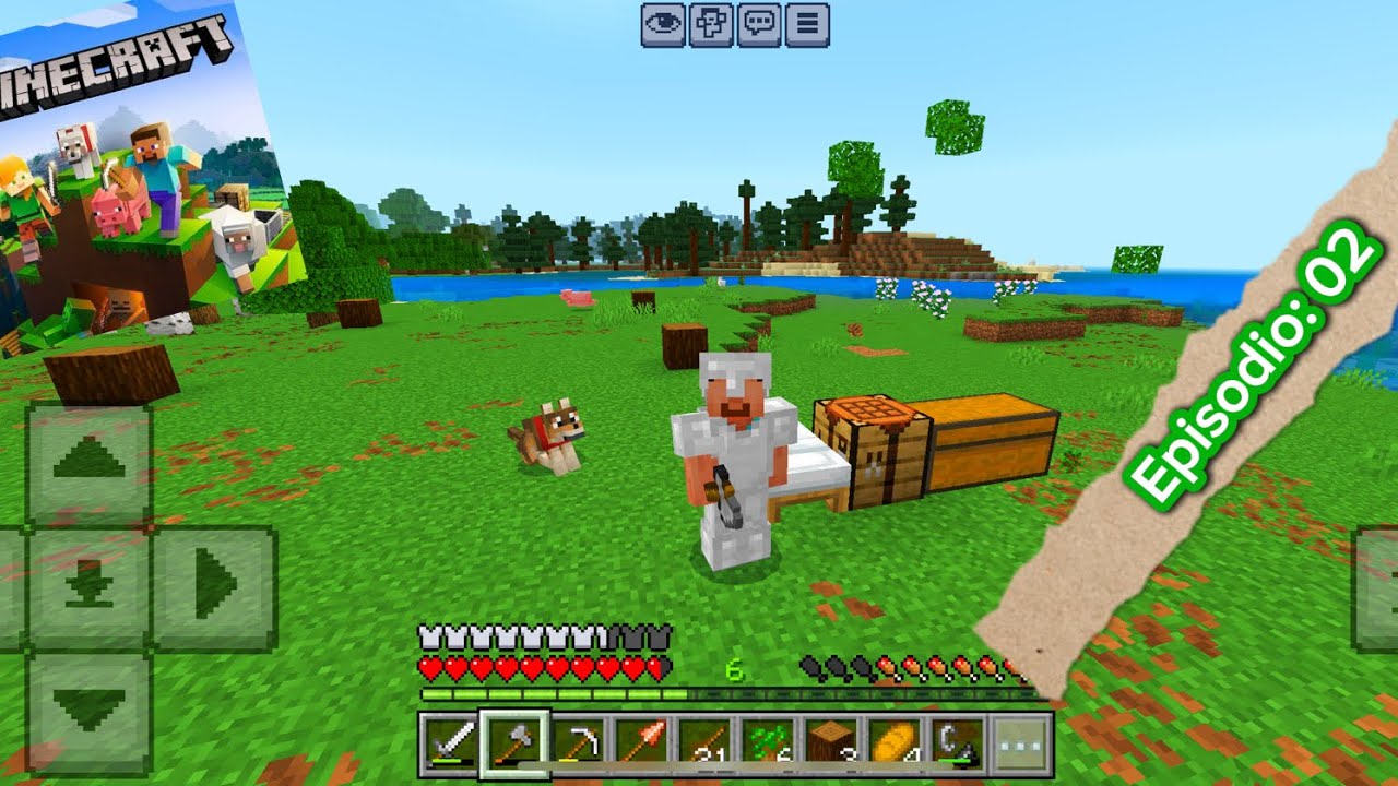 Talámos mucha madera para comenzar a hacer la casa. Episodio: 02. Serie de minecraft 