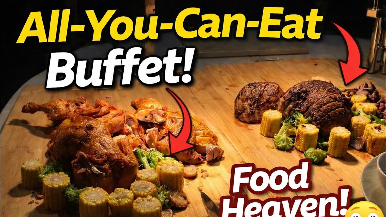 Ultimate Buffet Experience 🍗🥩 | All-You-Can-Eat Food Lovers Heaven