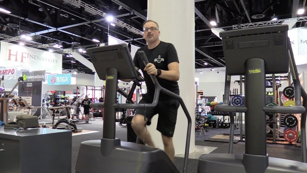 Technogym Climb Demo including 'Infinite Stairs' program