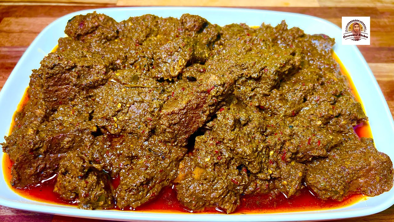 Rendang Daging Sapi, Kualitas Resto Padang Mewah.