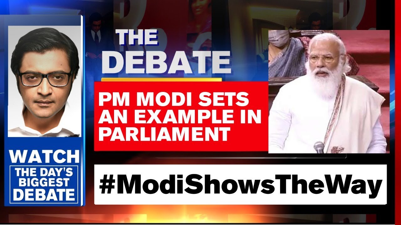 PM Modi Gives An Emotional Message In The Parliament | The Debate With Arnab Goswami