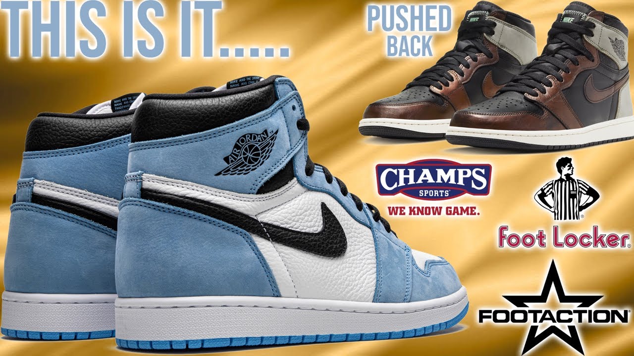JORDAN 1 UNIVERSITY BLUE| UNC FOOTLOCKER FLX APP WINNERS! GOOD LUCK UNBREAKABLE KICKS ARMY!
