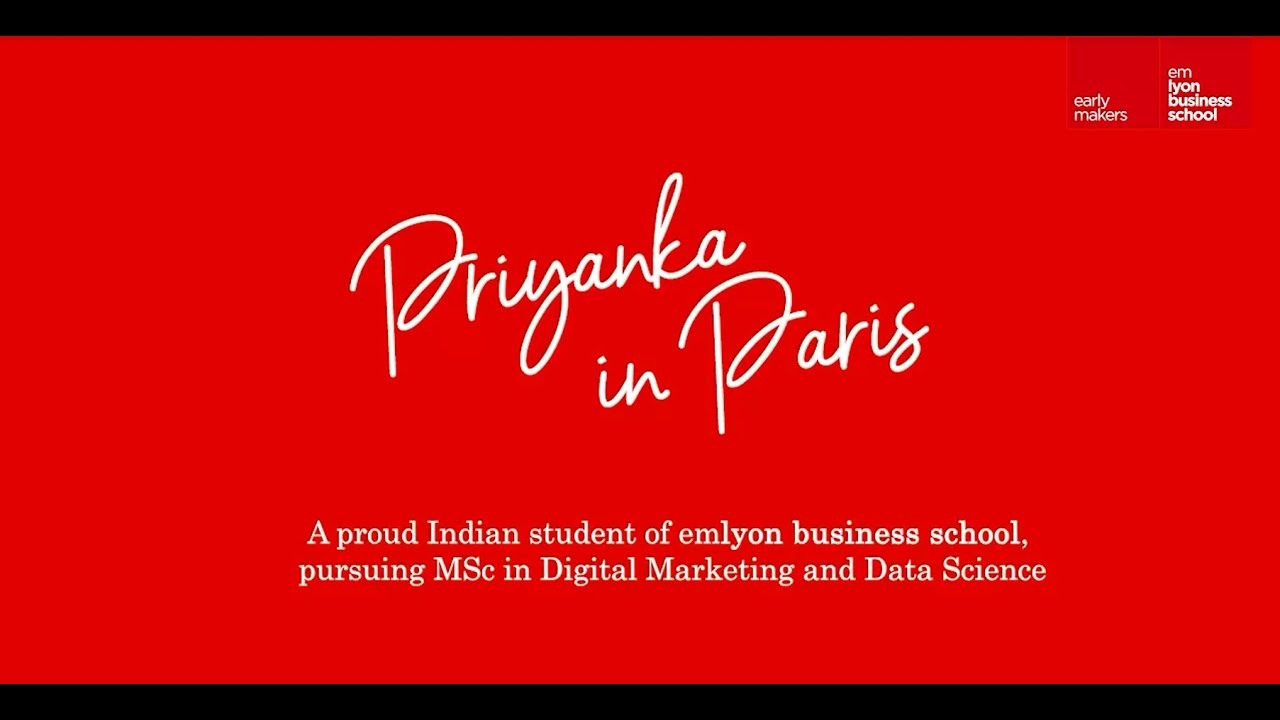 PriyankaInParis | Journey from IndiaToFrance | Paris campus | City tour | emlyon business school