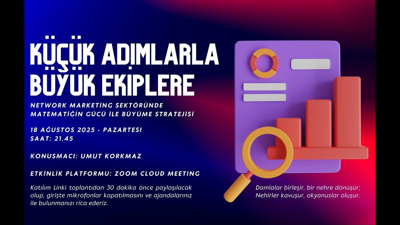 Küçük Adımlarla Büyük Hedeflere (Network Marketing Ekip Momentumu)