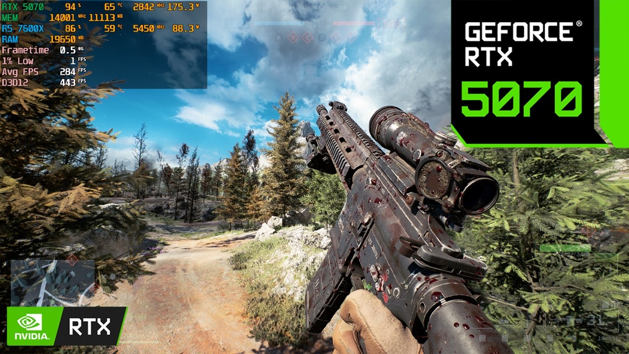 Battlefild 6 Gameplay | RTX 5070 | 5 7600X  ( 1080p Low Settings )