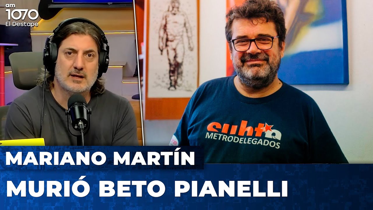 🚨 MURIÓ BETO PIANELLI | El homenaje de Mariano Martín