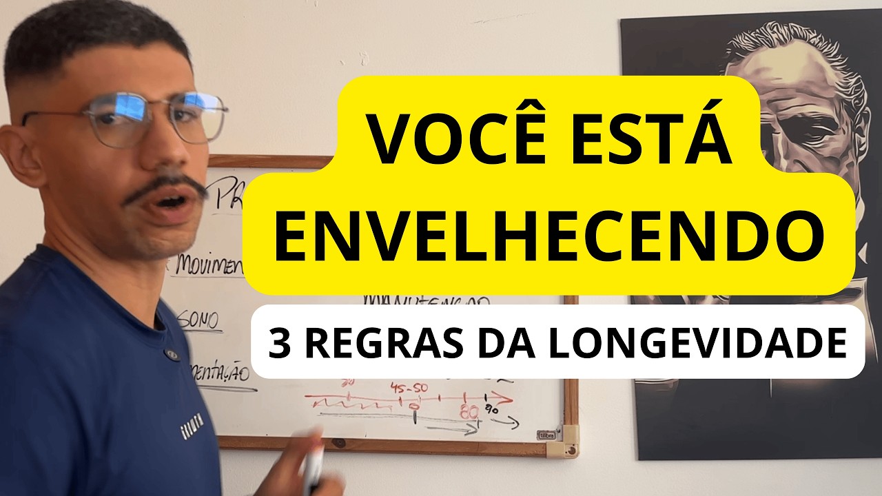 Longevidade: 3 PRINCÍPIOS BÁSICOS para viver mais (com saúde de verdade) | PR28