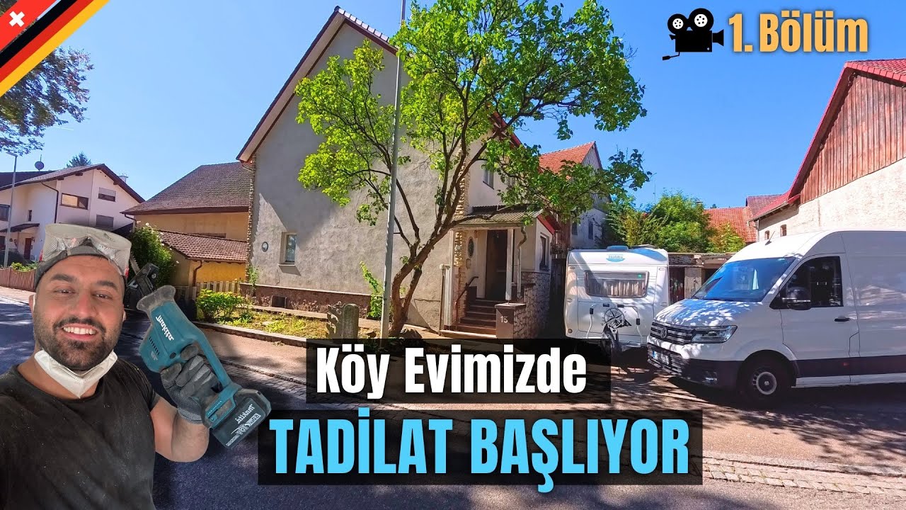 Almanya–İsviçre Sınırında 160 Bin €’luk Evimizde İlk Tadilat! 1. Bölüm