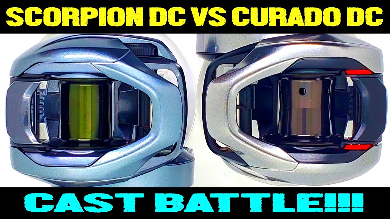 CAST BATTLE!!! 2021 Scorpion DC vs Curado DC, 1 reel GOT DOMINATED!!!